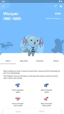 Pokedex android App screenshot 1